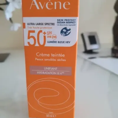 AVENE CREME SOLAIRE SPF50+ PEAUX SENSIBLES SECHES 50ML