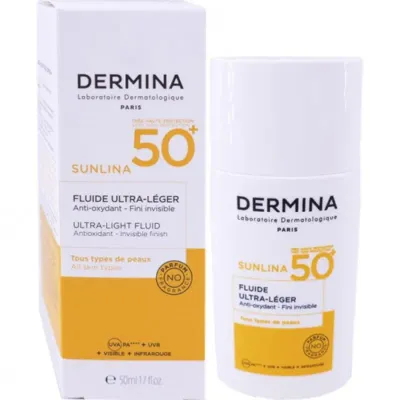 DERMINA SUNLINA FLUIDE ULTRA-LEGER SPF50 50ML