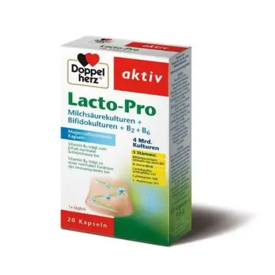 DOPPEL HERZ AKTIV LACTO-PRO 20GELULES