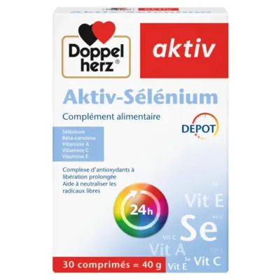 DOPPEL HERZ AKTIV SELENIUM BOITE 30CP