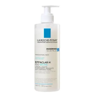 LA ROCHE POSAY EFFACLAR H ISO-BIOME CREME LAVANTE HYDRATANTE APAISANTE 390ML