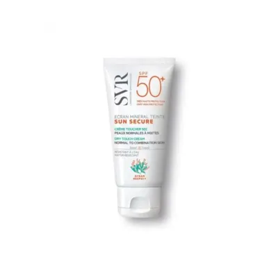 SVR SUN SECURE SPF50+ ECRAN MINERAL TEINTE PEAUX NORMALES A MIXTE 60G