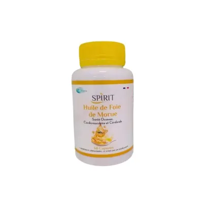 SPIRIT HUILE DE FOIE DE MORUE 60 CP