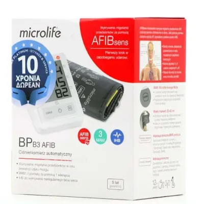 MICROLIFE BLOOD PRESSURE MONITOR AFIB SENS