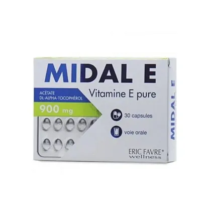 MIDAL E VITAMINE E 30 CAPS
