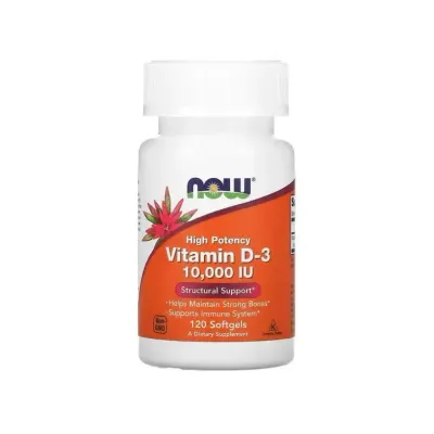 NOW VITAMINE D3 120 SOFTGELS