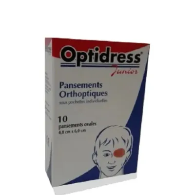 OPTIDRESS PANSEMENTS ORTHOPTIQUES JUNIOUR X10 PCS