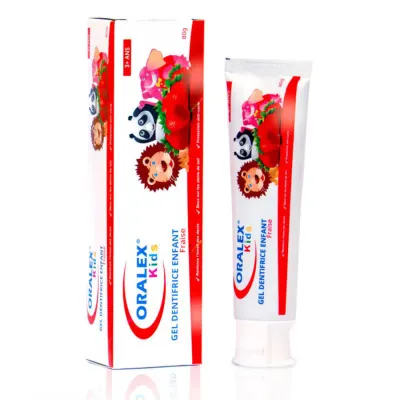 ORALEX DENTIFRICE KIDS FRAISE 3+ANS 80G