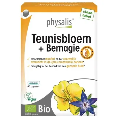 PHYSALIS BOURRACHE ONAGRE 60 CAPSULES