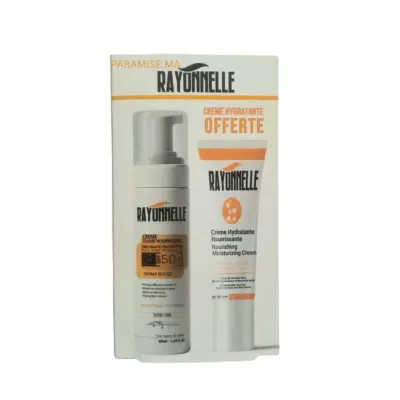 PACK RAYONNELLE CREME HYDRATANTE + CREME SPF50+