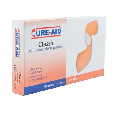 CURE-AID CLASSIC WASHPROOF PLASTER 100 STRIPS