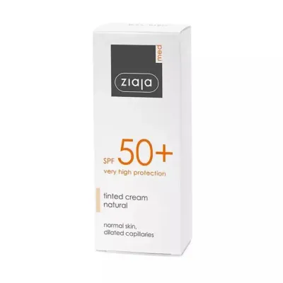 ZIAJA MED TINTED CREAM SPF50+
