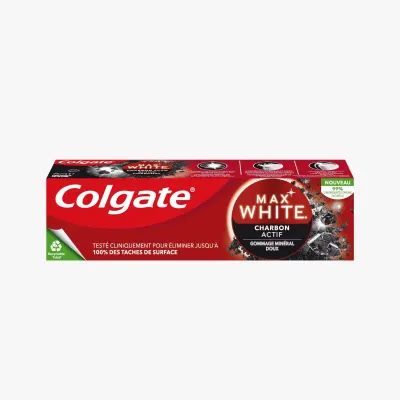 COLGATE MAX WHITE CHARCOAL 75ML