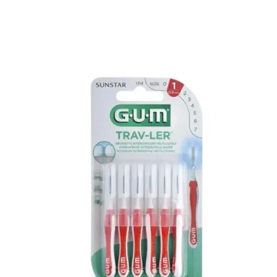 GUM BROSSETE/6 TRAV-LER SIZE 1 - 0.8mm REF 1314