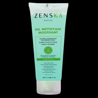 ZENSKA GEL MOUSSANT PEAUX GRAS 250 ML